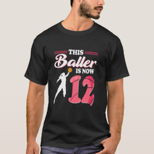 Camiseta Este Baller Agora é um Aniversário de Basquete de 