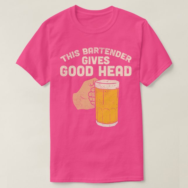 Camiseta Este Barman Dá Boa Cabeça (Frente do Design)