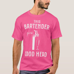 Camiseta Este Barman Dá Um Bom Serviço De Bar Engraçado.