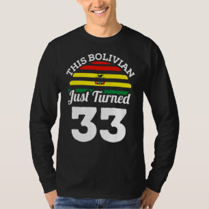 Camiseta Este Boliviano Acabou De Transformar 33 Bolívia 33