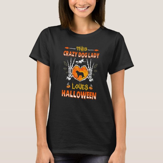 Camiseta Este Cachorro Louco Lady Bernese Mountain Adora Ha (Frente)