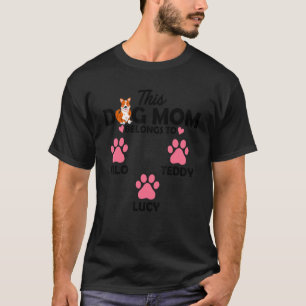 Camiseta Este Cachorro Mãe Pertence Ao Proprietário Do Cach