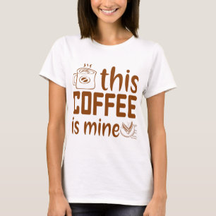 Camiseta Este café é meu presente para beber café