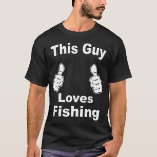 Camiseta Este Cara Ama a Pesca