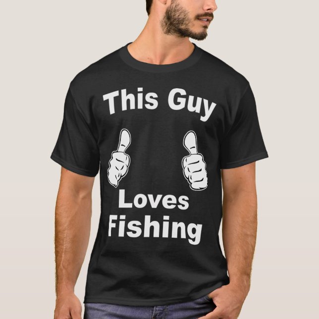 Camiseta Este Cara Ama a Pesca (Frente)