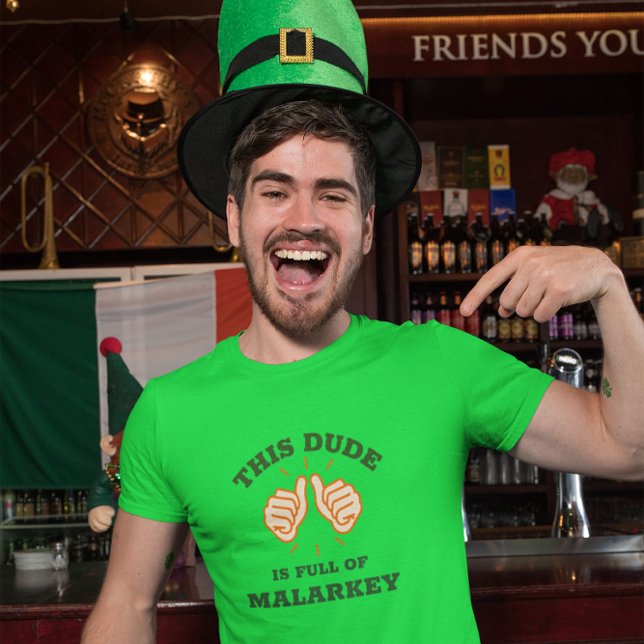 Camiseta Este cara é Cheio de Rua de Malarkey. (Criador carregado)