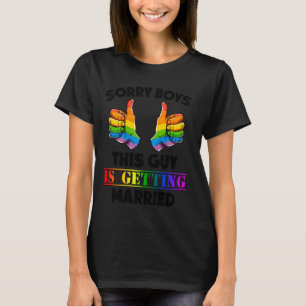 Camiseta Este Cara Está Se Casando LGBT Despedida de Soltei