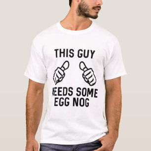 Camiseta Este Cara Precisa de Algum Rum de Gemada Natal Fer