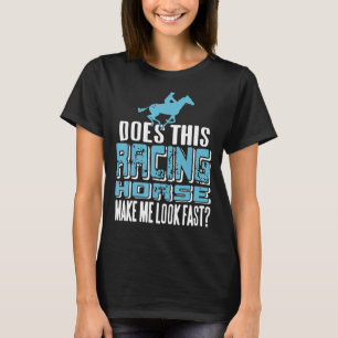 Camiseta Este Cavalo De Corrida Parece Preso Retroativo Ráp
