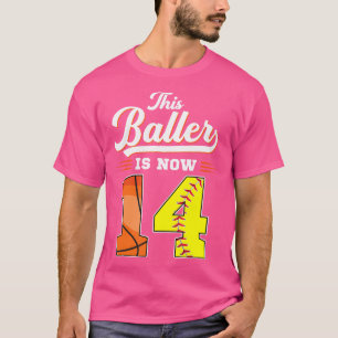 Camiseta Este Chamador Tem Agora 14 Anos De Idade 14 Basket