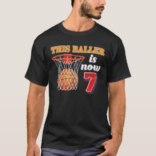 Camiseta Este Chamador Tem Agora 7 Anos De 7 Birthday Baske