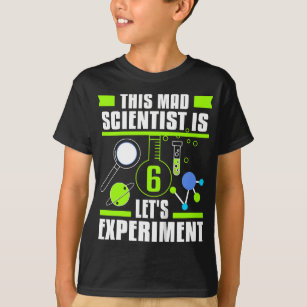 Camiseta Este Cientista Louco É 6 Ciência De Aniversário De