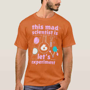 Camiseta Este Cientista Louco é 6 de Aniversário Sexto 6