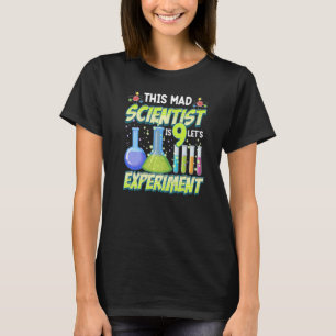 Camiseta Este Cientista Louco É A 9.º Parte Ciência Do Aniv