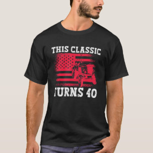 Camiseta Este Classic Torna a Unidade Trator de 40 aniversá