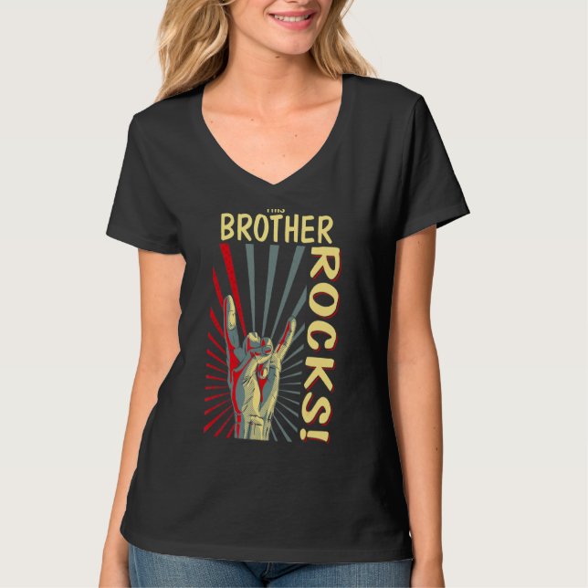 Camiseta Este concerto de retrorreflectores Brother Rocks V (Frente)