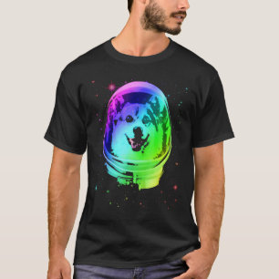 Camiseta Este Corgi É Um Astronauta Com Um Capacete Espacia