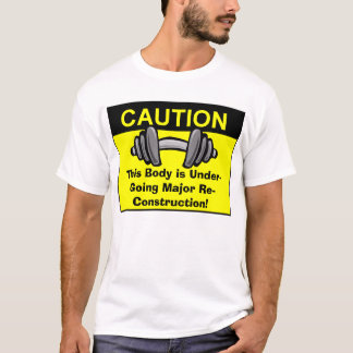 Camiseta Este corpo está submetendo-se à reconstrução