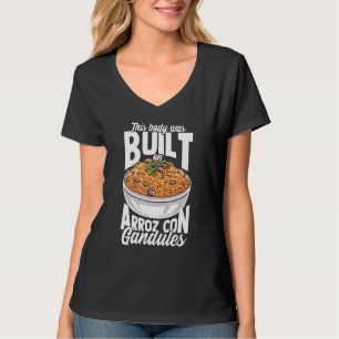 Camiseta Este Corpo Foi Construído Com Arroz Con Gandules P