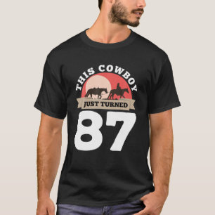 Camiseta Este Cowboy Acabou De Transformar 87 - 87 O Cavalo
