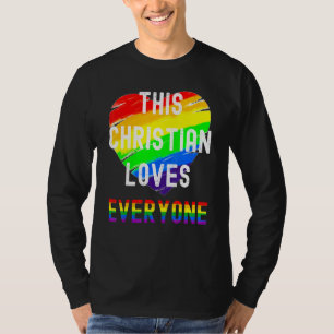 Camiseta Este Cristão Ama Todos Inclusive Lgbt G