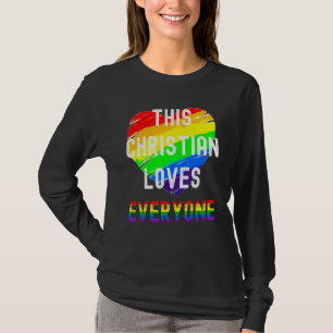 Camiseta Este Cristão Ama Todos Inclusive Lgbt G