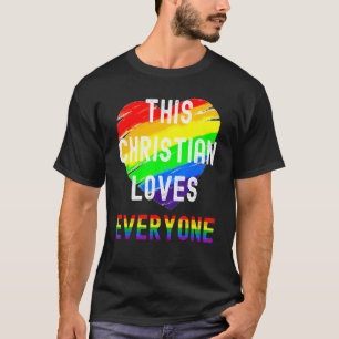 Camiseta Este Cristão Ama Todos Inclusive Lgbt G