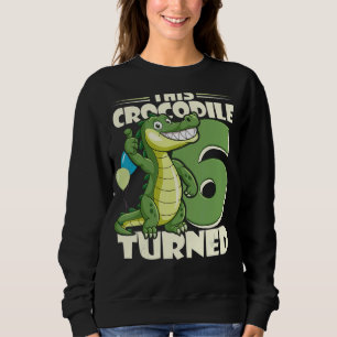 Camiseta Este Crocodilo Transformou-Se Em Um Garoto De 6 An