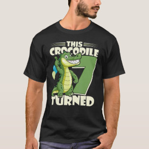 Camiseta Este Crocodilo Transformou-Se Em Um Garoto De 7 An