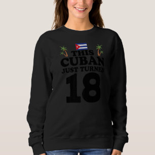 Camiseta Este Cubano Acabou De Transformar 18 Cubano 18º Na