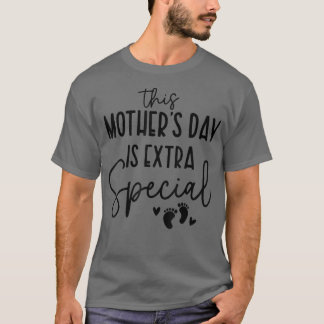 Camiseta Este Dia de as mães É Etra - Gravidez Especial