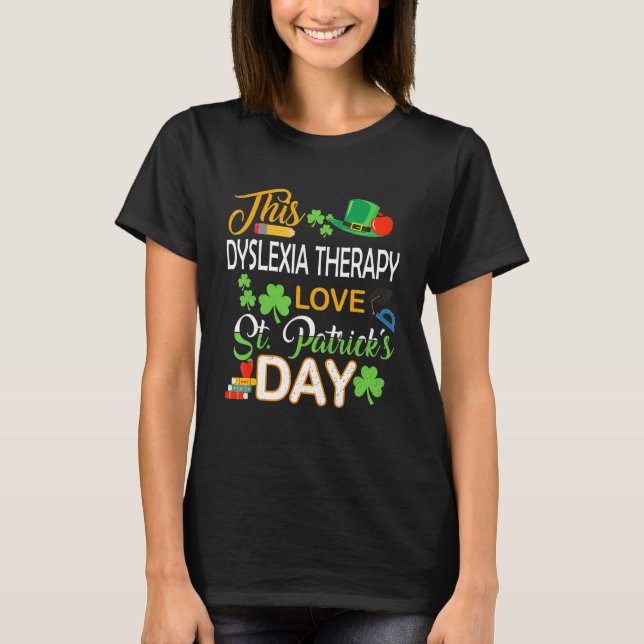 Camiseta Este Dia de São Patrício De Amor Com Terapia Disle (Frente)