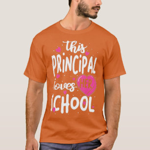 Camiseta Este Diretor Adora O Dia de os namorados De Escola