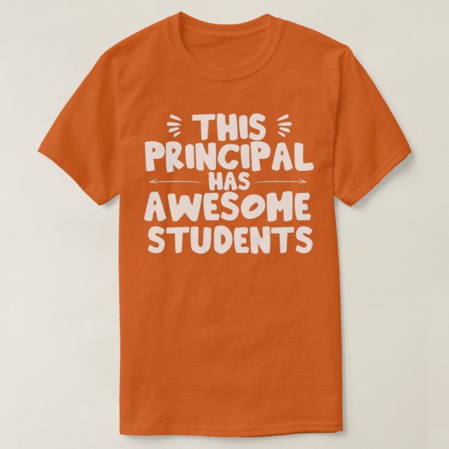 Camiseta Este Diretor Tem Estudantes Incríveis (Frente do Design)