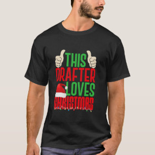 Camiseta Este Drafter Adora A Feliz Natal Papai Noel Xma