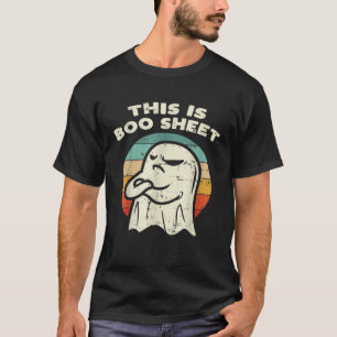Camiseta Este É Boo Ghost Este É Boo Shemen Mulheres