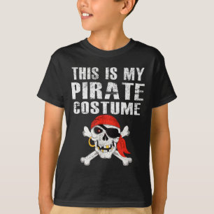 Camiseta Este É Fantasmas De Pirata Engraçado Vintage Hallo