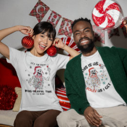 Camiseta Este é Jolly enquanto eu pego vinho esqueleto