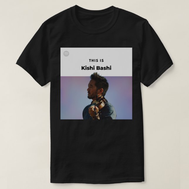 Camiseta Este É Kishi Bashi Sticker (Frente do Design)