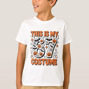 Camiseta Este É Meu 67 Fantasia 6 7 Meme Gen Alpha Hallowee