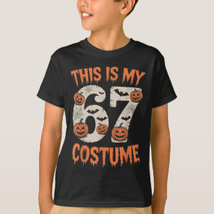 Camiseta Este É Meu 67 Fantasia Halloween