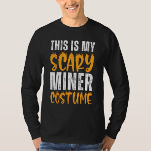 Camiseta Este É Meu Assustador Costume Mineiro Engraçado Ha