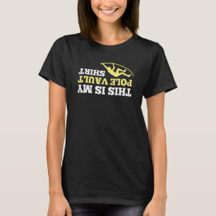 Camiseta Este é meu atleta de salto com vara Saltando com v