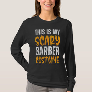 Camiseta Este É Meu Barbeiro Assustador Frio Hairdresser
