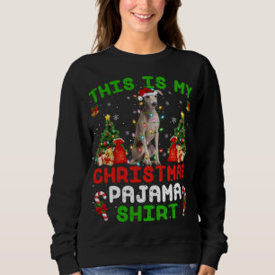 Camiseta Este É Meu Cachorro De Greyhound Italiano Do Pajam