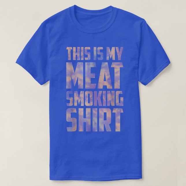 Camiseta este é meu dia de os pais de CHURRASCO de fumante  (Frente do Design)