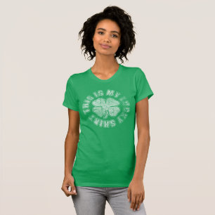 Camiseta Este é meu Dia de São Patrício afortunado da