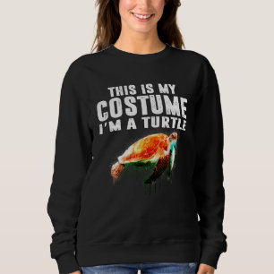 Camiseta Este É Meu Disfarce Eu Sou Uma Tartaruga Dia Das B