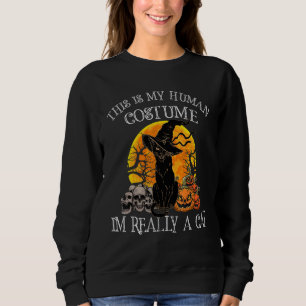 Camiseta Este É Meu Disfarce Humano Eu Sou Realmente Um Gat