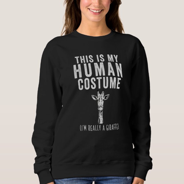 Camiseta Este É Meu Disfarce Humano Eu Sou Realmente Uma Gi (Frente)